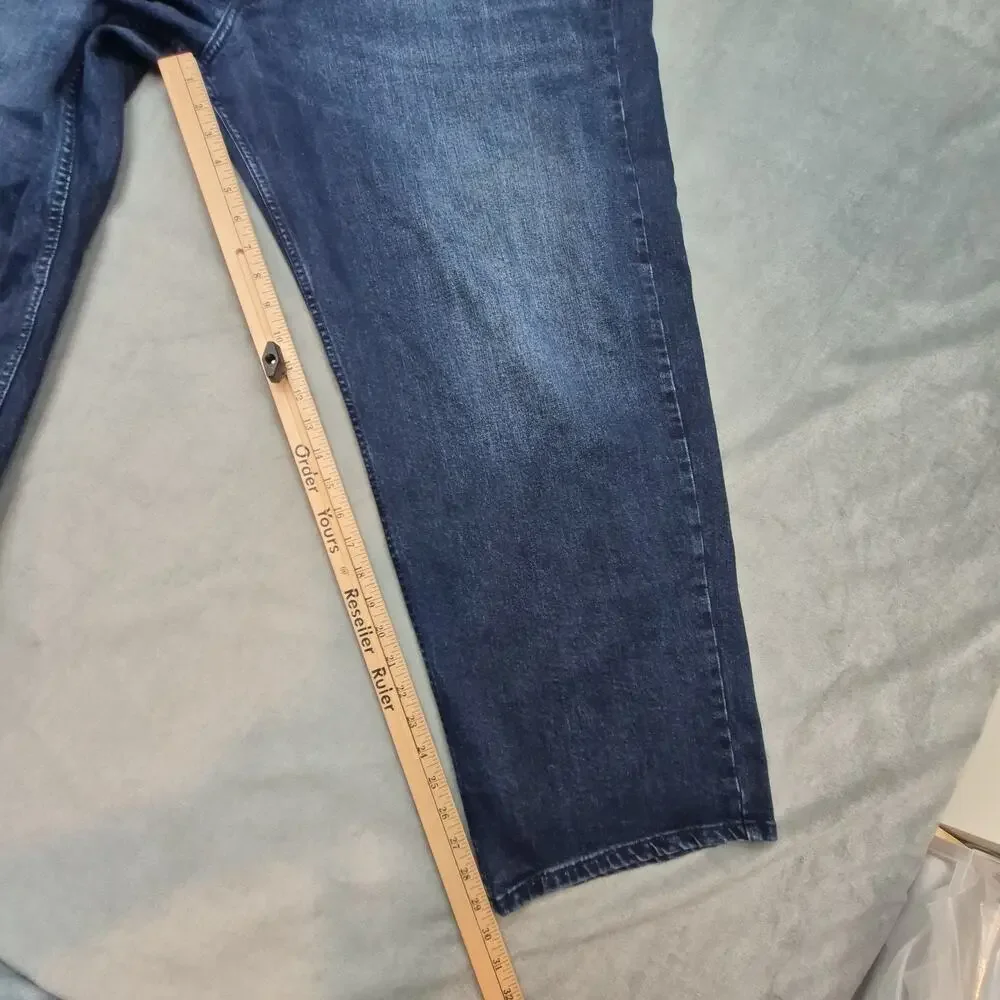 Levis 550 Mens Jeans 50x30 Blue Big & Tall Cotton Blend Stretch Denim Pants
